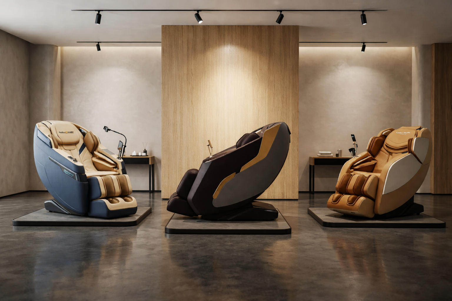 modern massage chair showroom in the Philippines